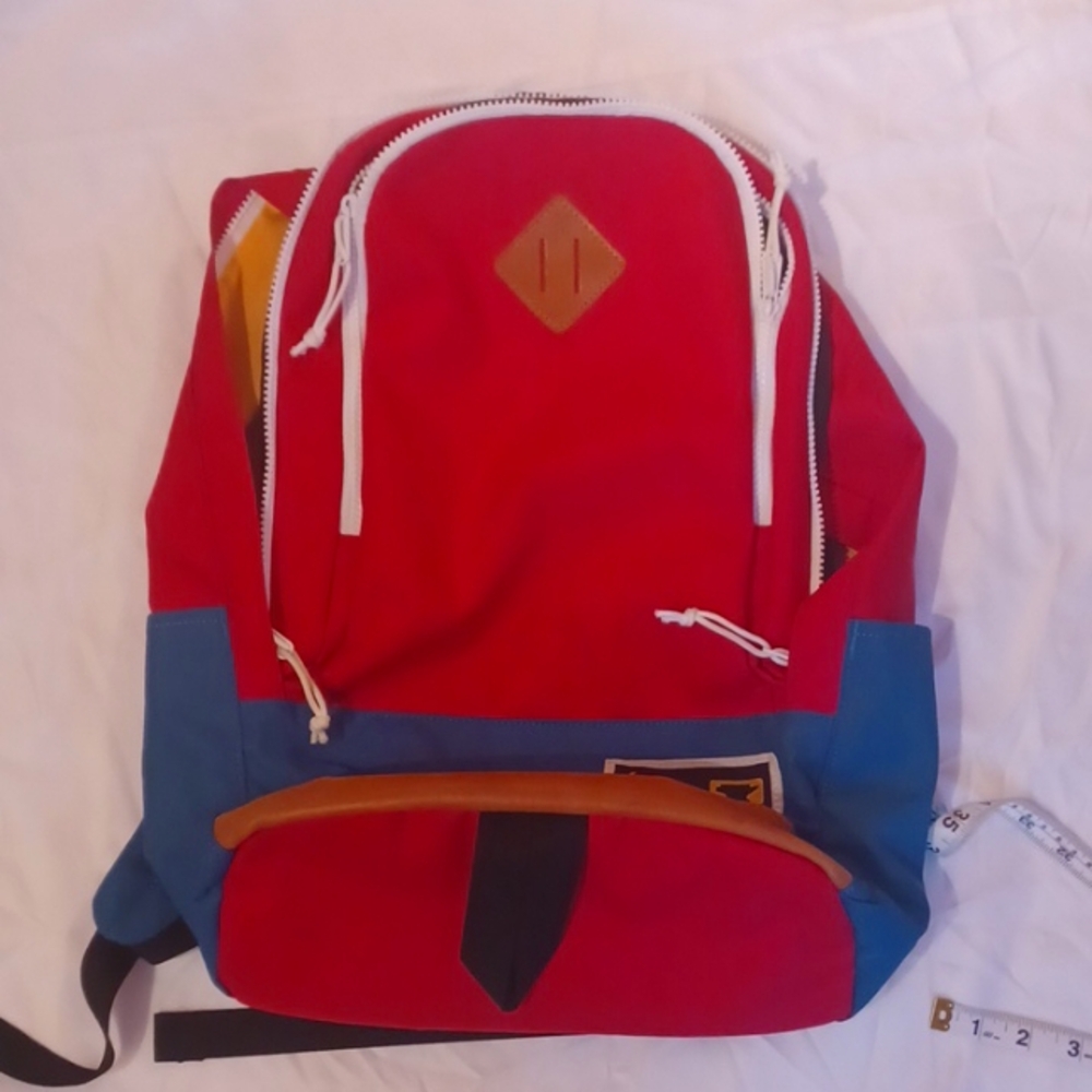 Colorful Mountain Smith retro backpack for adults